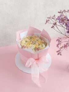 Petite Rose Cake Bouquet